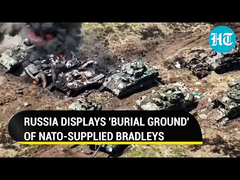 On Cam: Cemetery Of Destroyed NATO Bradleys; Ukrainian Troops Abandon West's Weapons As Russia Roars