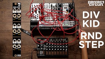 DivKid / SSF  Rnd Step Eurorack Module Jam and Patch Walkthrough