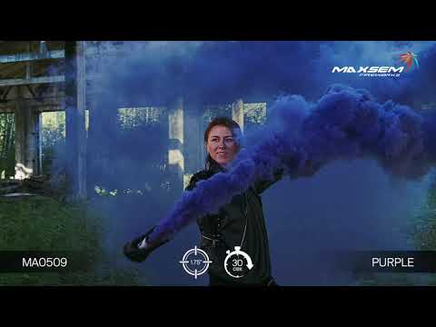 Видео: Дым фиолетовый "SMOKING FOUNTAIN PURPLE" 1,75" MA0509/P