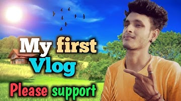 MY FIRST VLOG 🤣 | MY FIRST VIDEO ON YOUTUBE #vlog #firstvlog  #first #firstshortvideo #vlogvideo