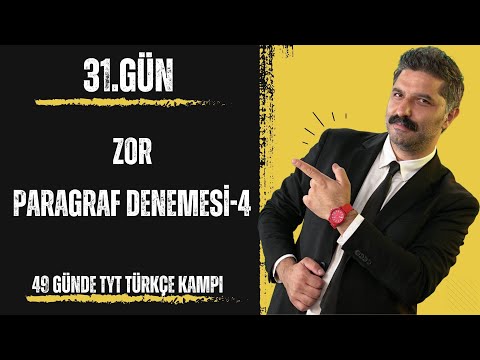 49 Günde TYT Türkçe Kampı / 31.GÜN / RÜŞTÜ HOCA