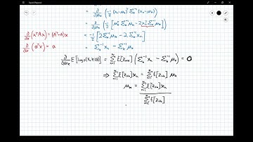 The EM algorithm. Part 4 - Gaussian Mixture Model M-step
