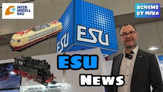 Esu Neuheiten 2025 - Dampflok Br80 - Diesellok E103 - Neuer Handregler - Intermodellbau Dortmund
