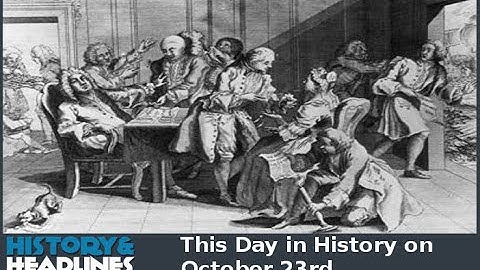 This Day in History on October 23rd