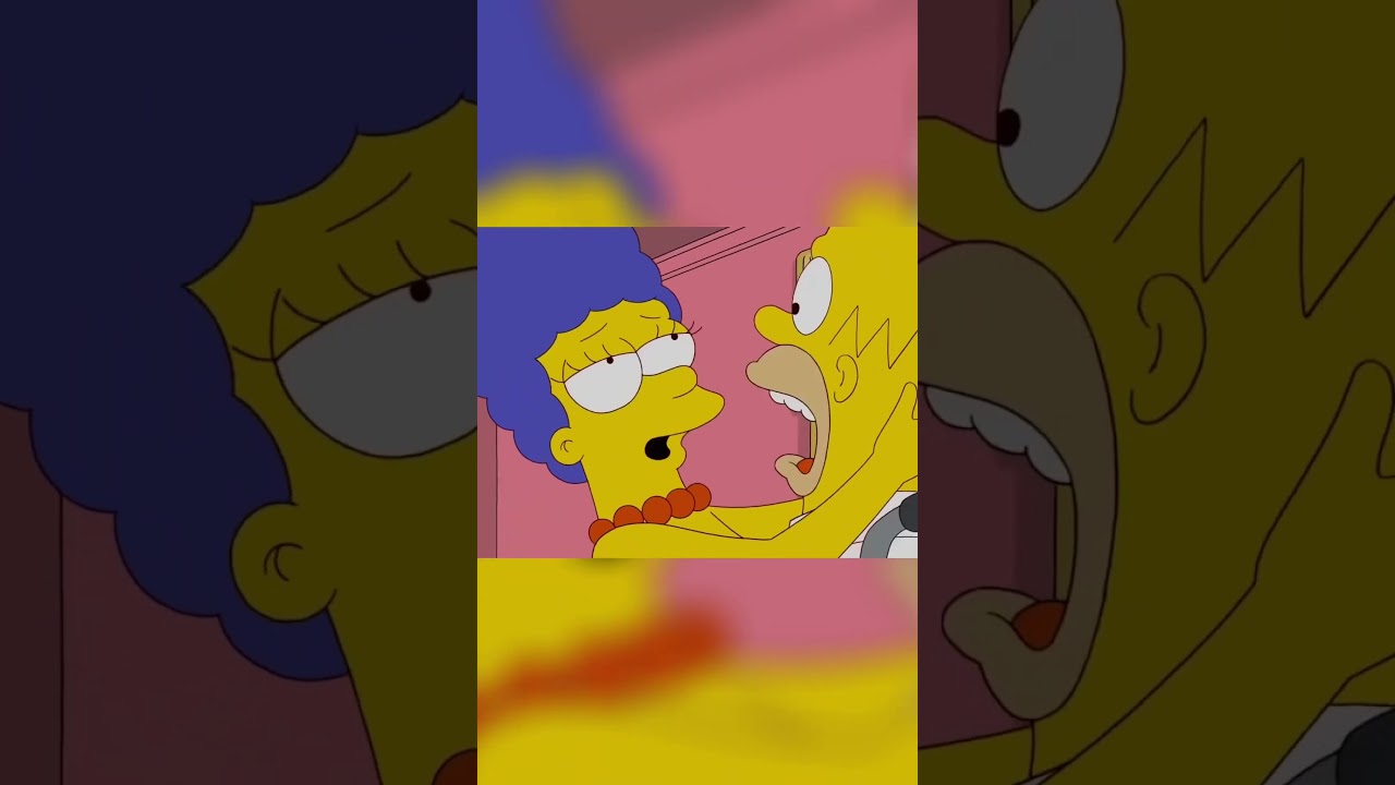 Homer becomes spiderman