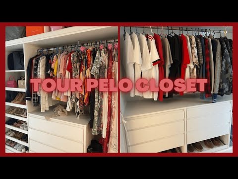 Tour COMPLETO pelo meu CLOSET pronto - YouTube