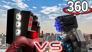 Skibidi toilet Titan Speaker man VS Titan Cameraman 360 video - Skibidi Toilet 360°  - Episode 3 Resimi