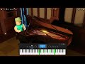 roblox piano JVKE - golden hour