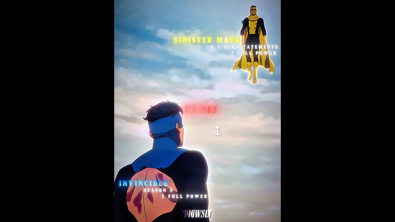 Invincible (FP) VS Sinister Mark (All Statements) #edit #invincible #fyp