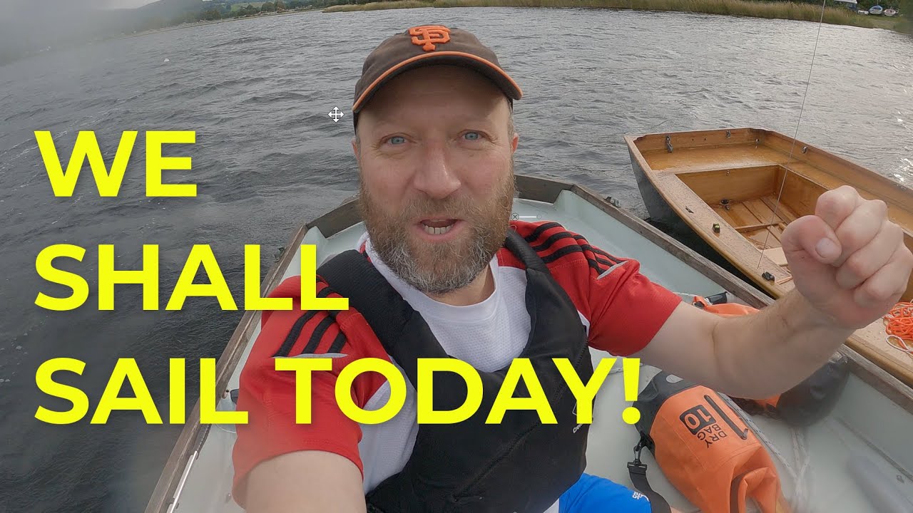 We shall Sail Today!!! I Have Difficulty Boarding Lulu Due to High Winds and Waves