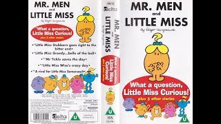 Mr. Men and Little Miss: What a Question, Little Miss Curious (2002 UK VHS)