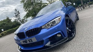 380 BHP!! BMW 4 SERIES 435d xDrive 2016 CONVERTIBLE WITH M PERFORMANCE  STYLING KIT FULL REVIEW 