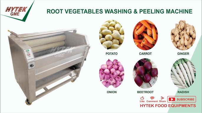 Potato Washing Peeling Machine-Hot sale Potato Chips Making Equipment