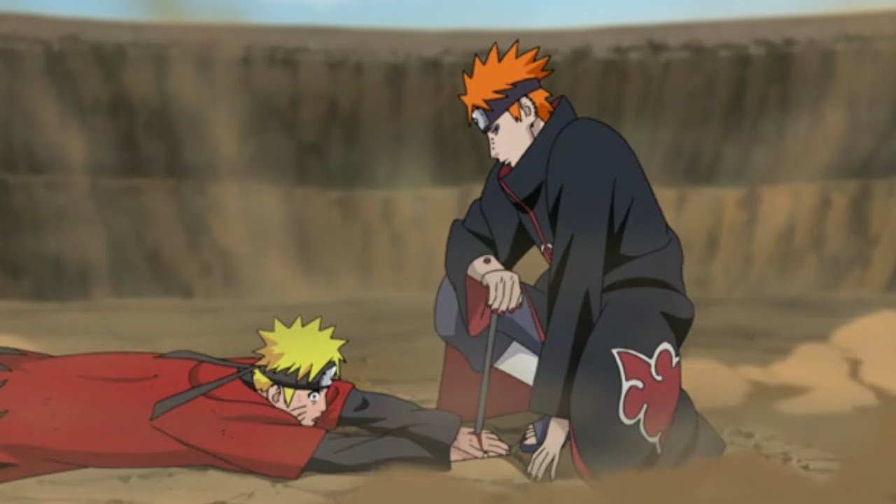 naruto vs pain fight