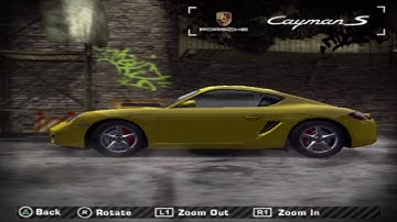 Need for Speed: Most Wanted Gameplay Walkthrough Car List - Porsche Cayman S