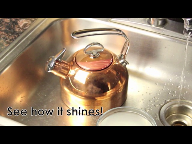 Chantal Copper Whistling Tea Kettle