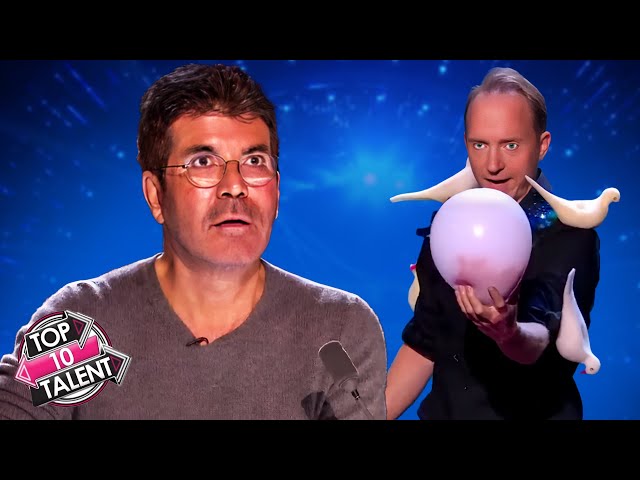 10 MIND BLOWING Magicians On Britain's Got Talent! class=