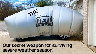 HOW TO: Protect your car from damage with The Hail Protector!