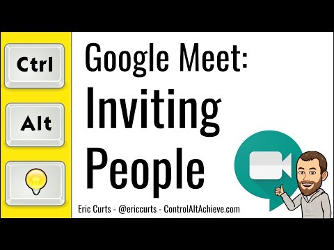 Video: How To Invite A Friend To A Meeting