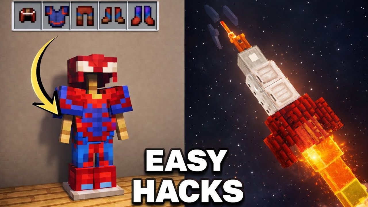 Minecraft 10+ Building Hacks That Make You Look PRO 🔥 - YouTube