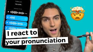 English Teacher REACTS to your pronunciation