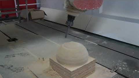 5 axis processing center for wood mold processing