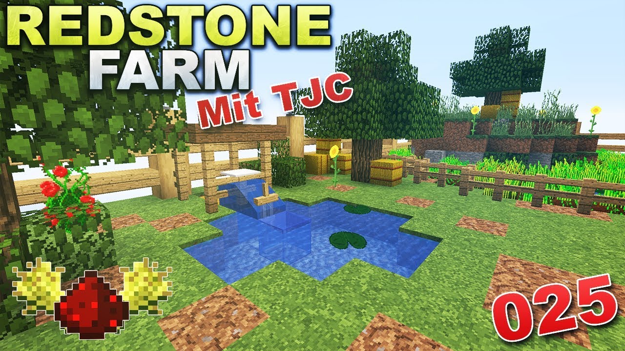 Redstone Farm - #025: Wie viele ITEMS produziert unsere Farm?! - YouTube
