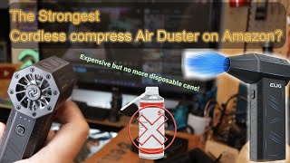 Strongest Air Duster on Amazon EUKI X3 with 150000RPM review by Benson 2024