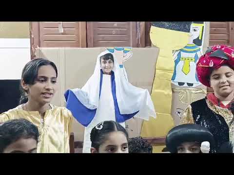 اجتماع ملائكه ابي سيفين بالسويس يقدم ترنيمه يالا بينا نصوم صوم الميلاد للطفل مينا جورج