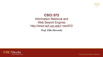 Prof. Horowitz Talks About CSCI 572