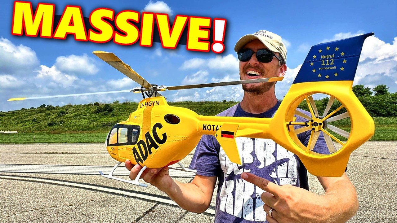 Why is this GIANT $900 RC Helicopter VANISHING from the Market? Fly Wing EC135