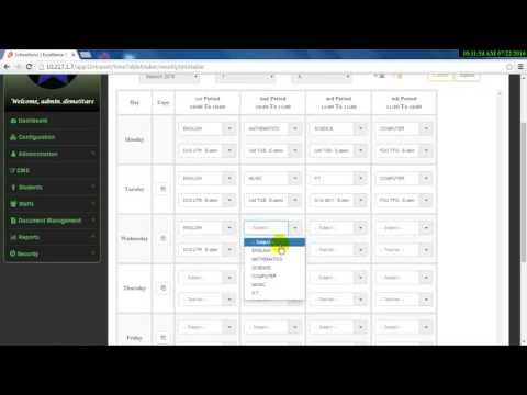 Day 4.5 - TimeTable - Time Table Maker