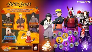 Naruto Super Emote Return💥Zombie Samurai Bundle Return🤯🥳| Free Fire New Event | FF New Event screenshot 5