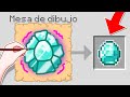 ¡MINECRAFT pero CONSIGO TODO lo que DIBUJO! 😍✏️ | SrtaCatana Minecraft RolePlay