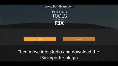 ROBLOX | F3X | How to save F3X Builds