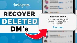 How to Recover Deleted Messages on Instagram in 2022 - Instagram DMs