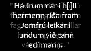 Týr - Fípan Fágra lyrics