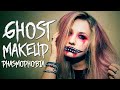 ПРИЗРАЧНЫЙ МЕЙКАП НА ХЕЛЛОУИН (HALLOWEEN GHOST MAKEUP, PHASMOPHOBIA)