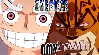 LUFFY VS LUCCI『Step Back!』– One Piece. Resimi