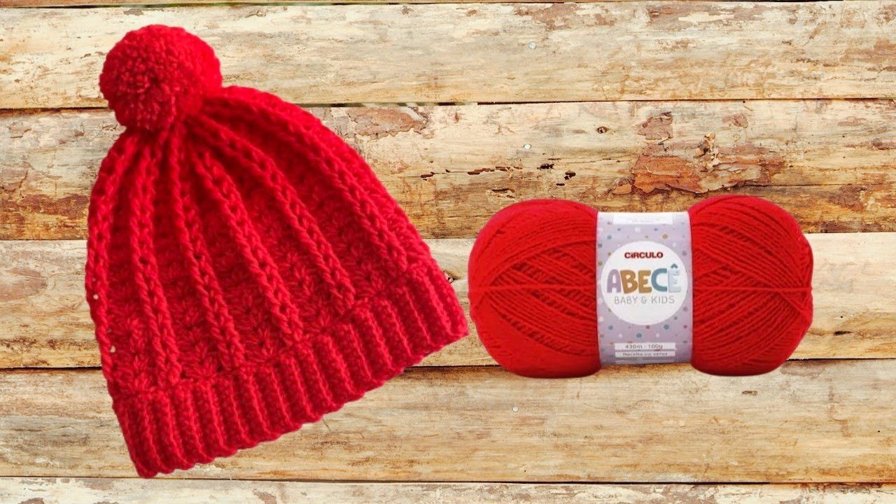 Gorrinho Crochê Abecê