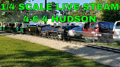 Augie Otto's One Quarter Scale 4-6-4 CB&Q Hudson 2017 Sandwich Fair