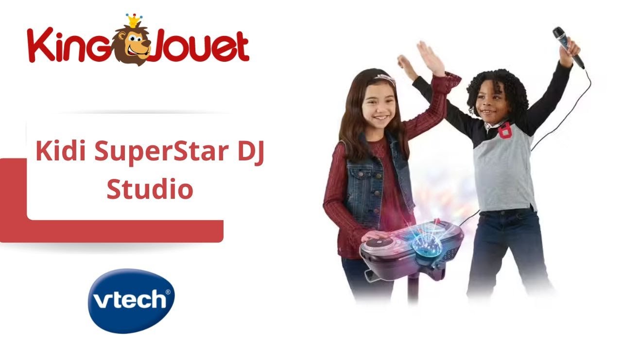 Promo Kidi Superstar Dj Studio Rose, Version Noir chez PicWicToys