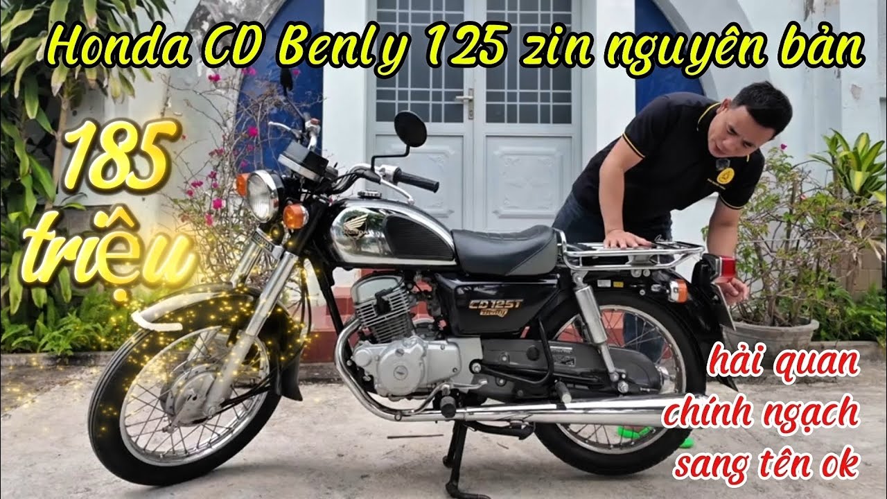 Honda CD Benly 125T zin nguyên bản đẹp lung linh Top phim tết 