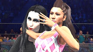 Ariana Grande v Morticia Addams - Extreme Rules | WWE 2K22 | Fantasy Fights screenshot 4