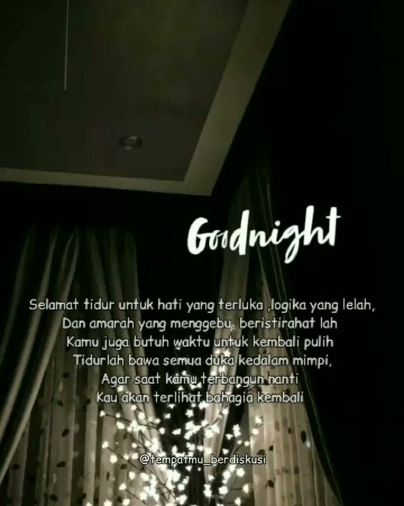 Story wa 30 detik cocok buat ucapin selamat tidur buat yang kita sayang