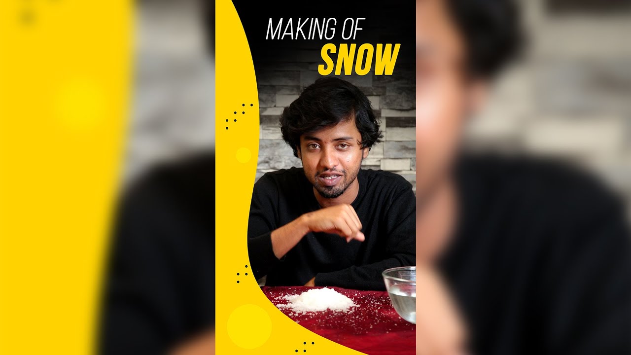 Making of Snow| DIY Science Experiments| Chitti