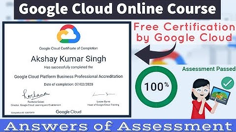 Google Cloud Free Certification Course | Google SkillShop e-learning | Free Online Course by Google