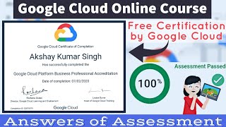 Google Cloud Free Certification Course | Google SkillShop e-learning | Free Online Course by Google