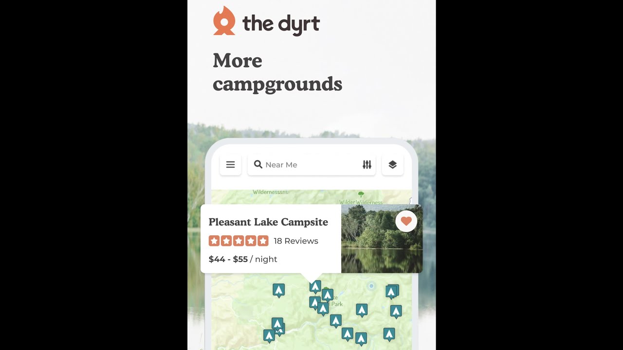 Plan camping trips in minutes — The Dyrt