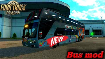 Euro truck simulator 2 New Scania Panoramico bus mod | download and install method